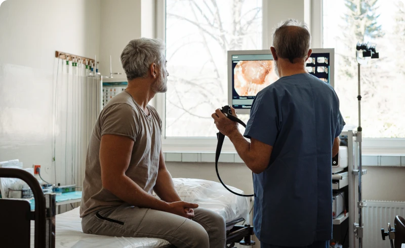 Medical examination using endoscope